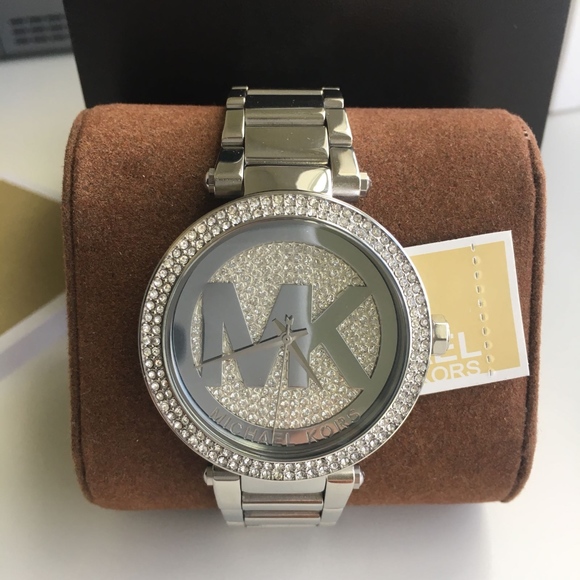 New Michael Kors Silver Ladies Watch 